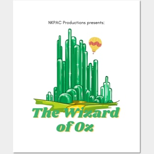 Wizard of Oz emerald city logo Posters and Art